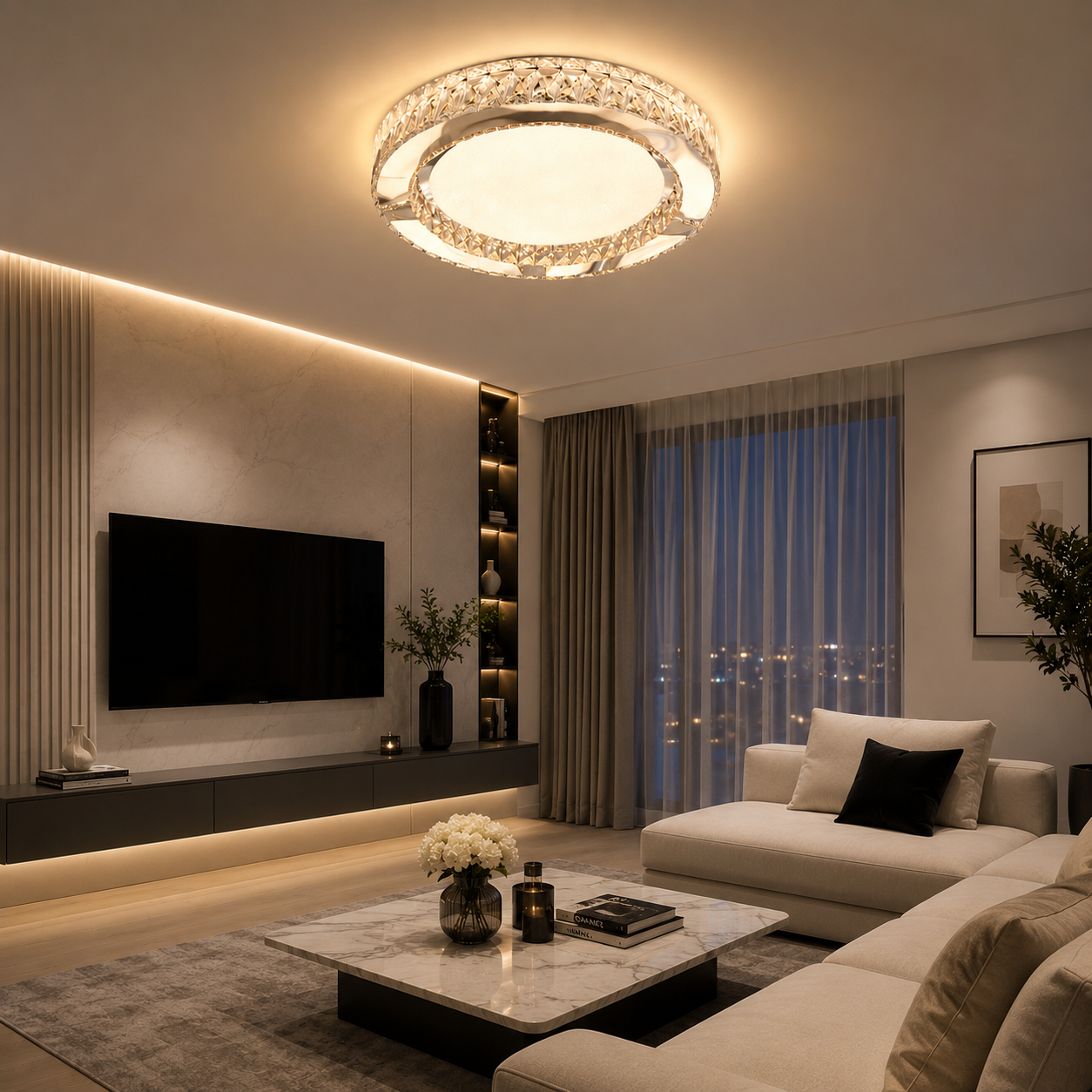 Lustra Led living Atisia Happy Light Lustra Led living Atisia Happy Light
