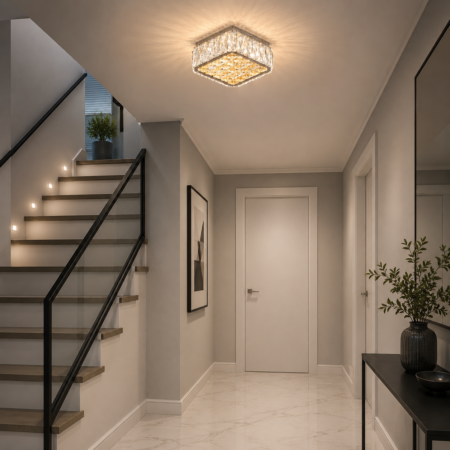 Lustra Led pentru hol Mini Astera 36W Happy Light