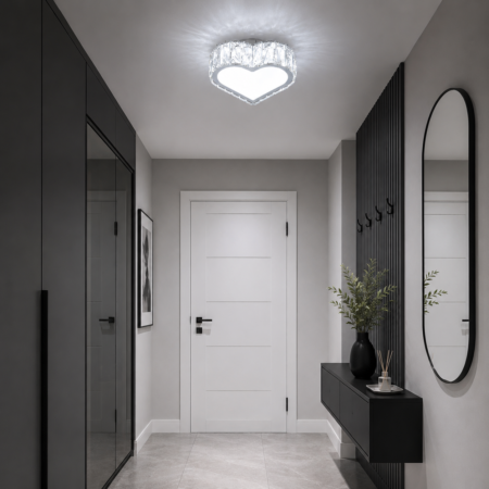 Lustra Led pentru hol Mini Heart 24W Happy Light