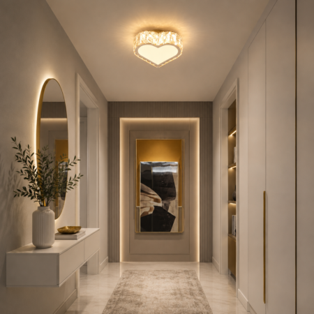 Lustra Led pentru hol Mini Heart 24W
