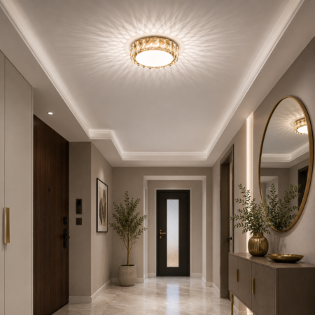 Lustra Led pentru hol Mini Sun RD 36W Happy Light