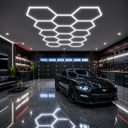 Sistem Led HoneyComb 14 Hexagoane Happy Light