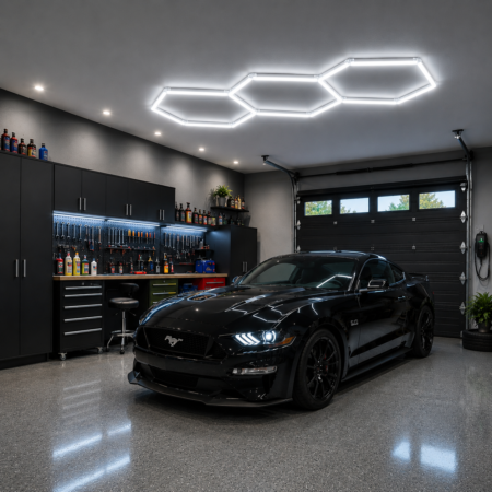 Sistem Led HoneyComb 3 Hexagoane