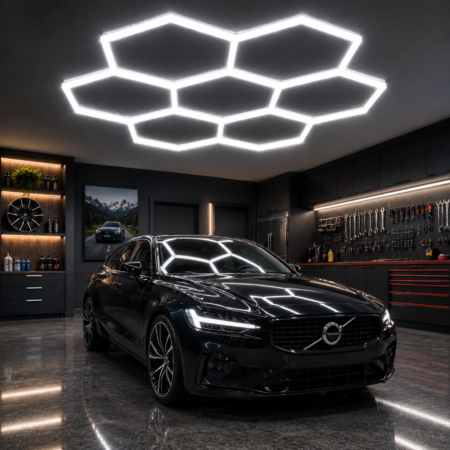 Sistem Led HoneyComb 7 Hexagoane Happy Light