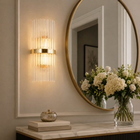 Aplica Cristalli Gold Happy Light