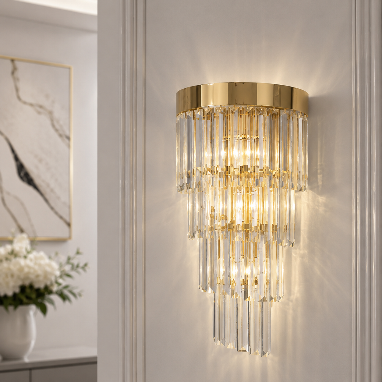 Aplica Cristalli Gold M2 K9