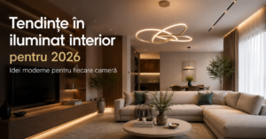 Tendințe în iluminat interior pentru 2026 - Idei moderne pentru fiecare cameră Happy Light