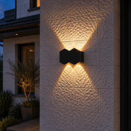 Aplica Led Exterior Hexa 4W Lumină caldă Happy Light