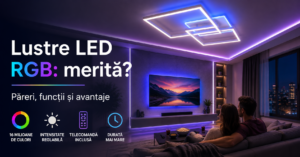 Lustre LED RGB. Păreri, funcții și avantaje
