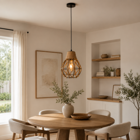Pendul Model Rustic Happy Light