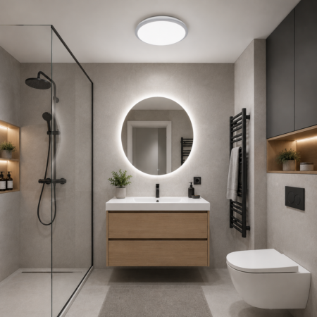 Plafoniera Led Baie Leston 20W IP54 Lumină neutră Happy Light