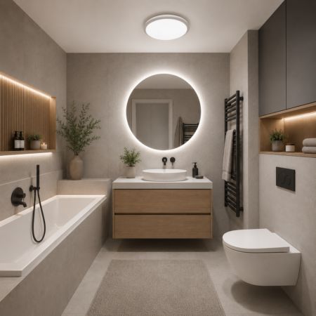 Plafoniera Led Baie Leston SV 20W IP54 Lumină neutră