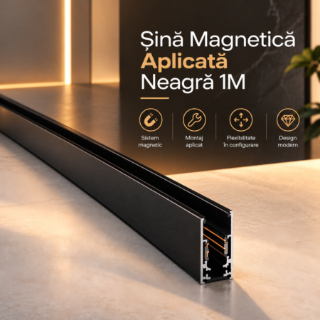 Sina Magnetica Aplicata Neagra 1M